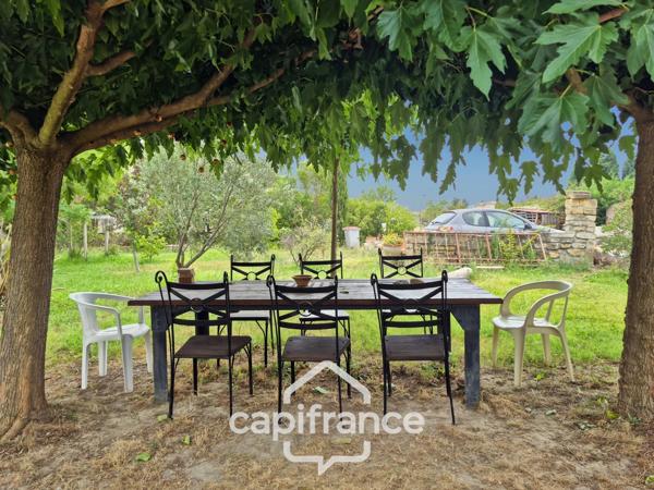 Maison à vendre 4 pièces ROQUEMAURE (30)-107m²-terrain 1540m² avec piscine et grand garage