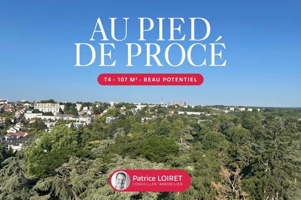 PROCÉ Appartement T4 de 106,70 m2 VUE EXCEPTIONNELLE