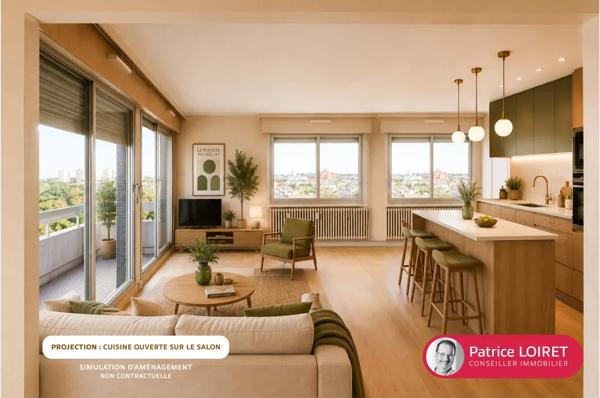 PROCÉ Appartement T4 de 106,70 m2 VUE EXCEPTIONNELLE
