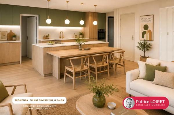 PROCÉ Appartement T4 de 106,70 m2 VUE EXCEPTIONNELLE