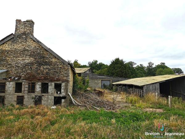 Fermette à rénover sur près de 10 ha à Vimartin sur Orthe