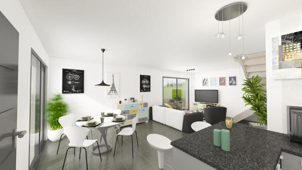 Terrain + Maison à vendre 5 pièces - 93 m²
