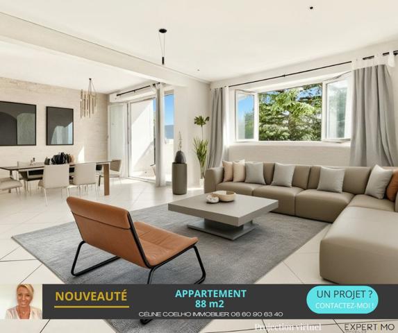 Chilly-Mazarin (91380) Appartement 88m2- dernier étage- balcon- cave - parking