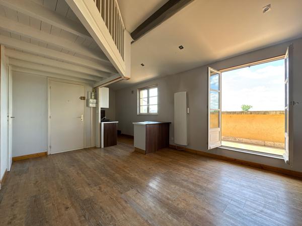 Trévoux (01600) Trévoux - À vendre – Appartement T3 de 49 m² avec balcon terrasse perché sur la Saône