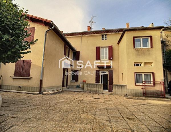 MAISON D'ENV. 250M² - TERRAIN 1100m² - 2 GARAGES EN PIERRE