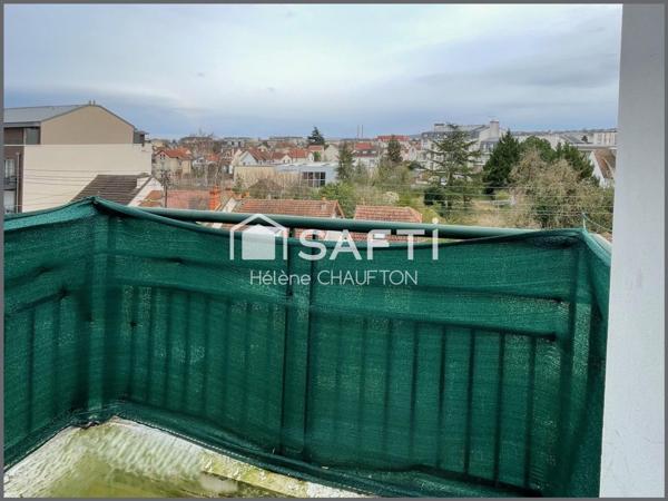 Appartement 2 chambres, balcon, parking, vendu loué