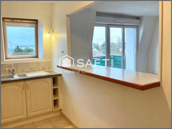 Appartement 2 chambres, balcon, parking, vendu loué