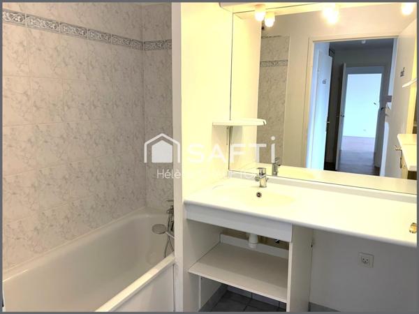 Appartement 2 chambres, balcon, parking, vendu loué