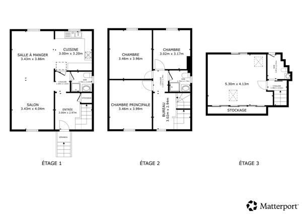 Maison familiale non mitoyenne – 125 m² – 6 pièces – 4 chambres – Centre-ville de Houilles