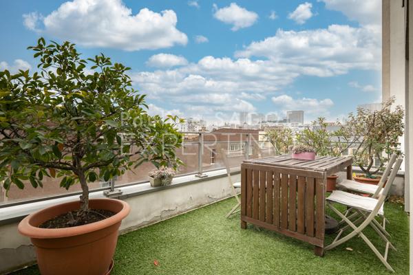 Paris (75013) Paris Rive Gauche - Quartier Bibliothèque - 140 m² - Dernier étage - Grand appartement lumineux 3 terrasses