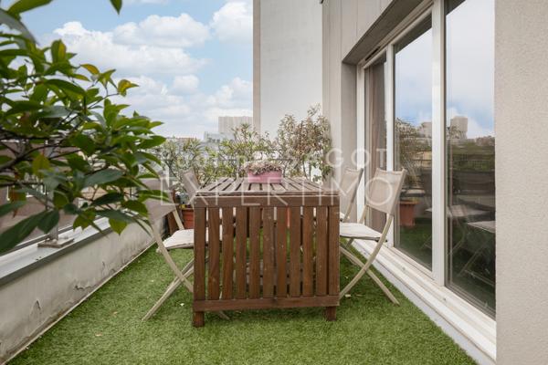 Paris (75013) Paris Rive Gauche - Quartier Bibliothèque - 140 m² - Dernier étage - Grand appartement lumineux 3 terrasses