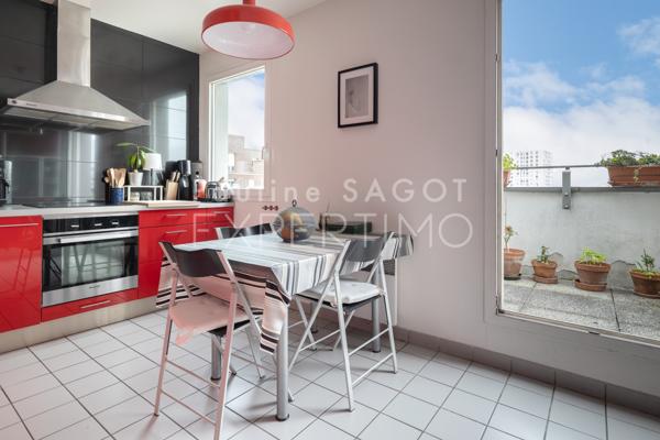 Paris (75013) Paris Rive Gauche - Quartier Bibliothèque - 140 m² - Dernier étage - Grand appartement lumineux 3 terrasses