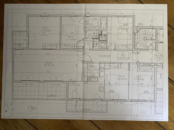 Paris (75013) Paris Rive Gauche - Quartier Bibliothèque - 140 m² - Dernier étage - Grand appartement lumineux 3 terrasses