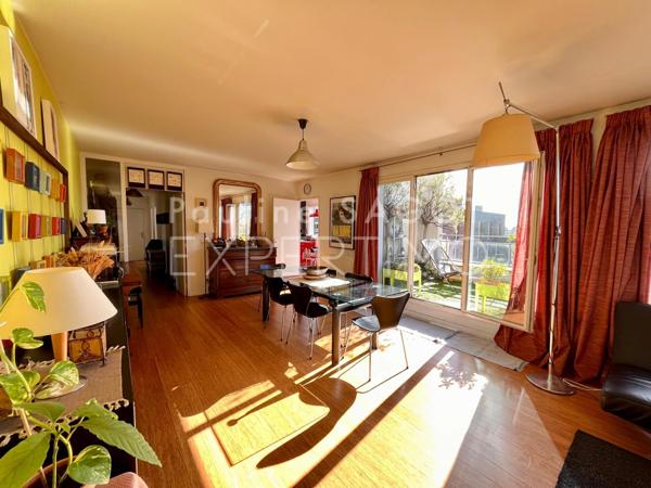 Paris (75013) Paris Rive Gauche - Quartier Bibliothèque - 140 m² - Dernier étage - Grand appartement lumineux 3 terrasses