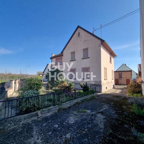 Maison d'habitation 151 m² sur 4,27 ares de terrain SELESTAT avec jardin