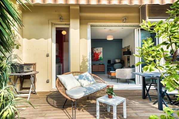 NICE BRANCOLAR - T2 REZ-DE-JARDIN - JARDIN PRIVATIF 55M²
