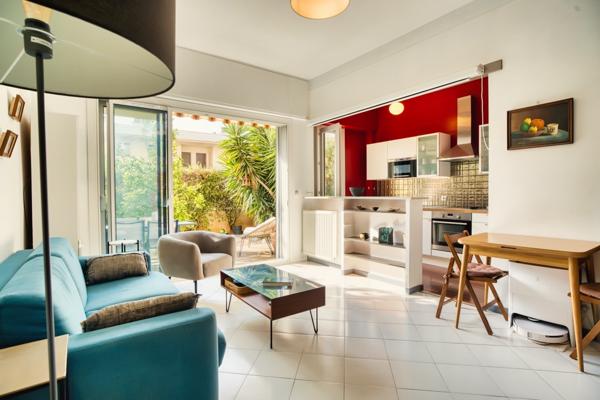 NICE BRANCOLAR - T2 REZ-DE-JARDIN - JARDIN PRIVATIF 55M²