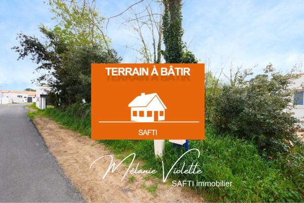 Terrain viabilisé de 846 m² à La-Tranche-sur-Mer