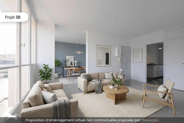 Appartement à vendre |  Eaubonne |  4 pièces | 59 m²