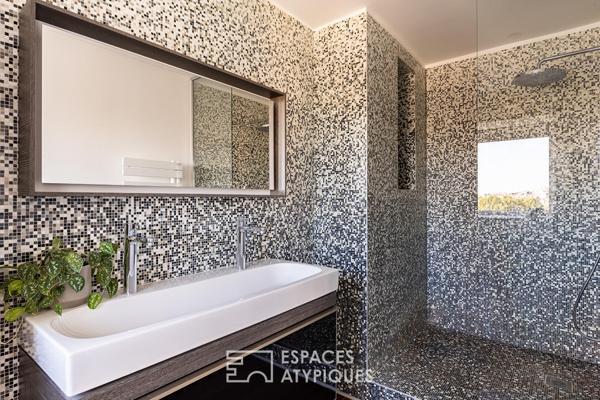 Appartement d’architecte au dernier étage, vue ciel