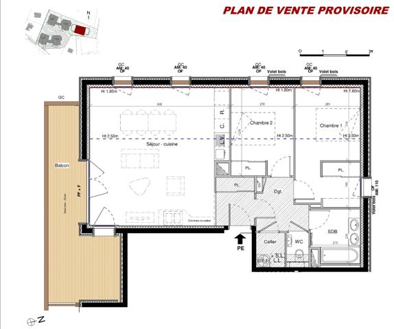 Haute Savoie (74), à vendre SAMOENS - Domaine skiable Grand Massif - Appartement T3