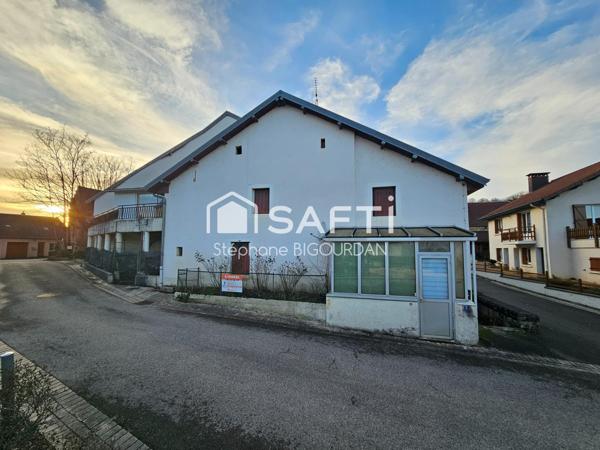 Maison de village 142m² + grange, 4 ch, Pirey