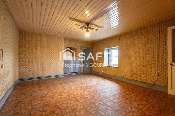 Maison de village 142m² + grange, 4 ch, Pirey