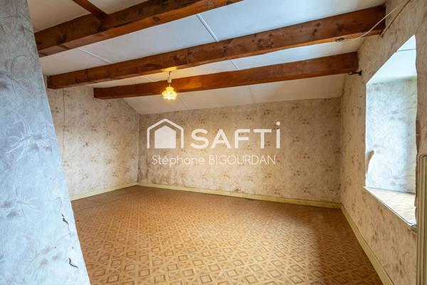 Maison de village 142m² + grange, 4 ch, Pirey