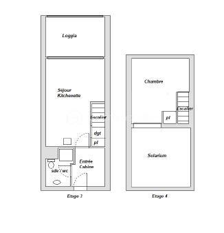 Dans une copropriété bien entretenue et sécurisée.
Appartement coup de cœur vendu meublé si besoin, avec balcon, et terrasse/solarium. (40 m2 environ au total. soit 28 m2 carrez + 12m2 hors carrez + 9m2 solarium cf plan).
Idéalement situé au Grau du Roi. Proche plage, commerces à proximité et centre avec toutes commodités. 
Tout peux se faire à pied.
Secteur Rive gauche, quartier Palais de la mer/Seaquarium.
Au 3ème et dernier étage du bâtiment de la résidence. Vue dégagée bien orientée.
Appartement type P2dc. Dupex 2 Pièces. Entrée sur coin cabine, salle d'eau avec WC. Belle Kitchenette aménagée, séjour avec balcon fermé. L'escalier déssert à l'étage 1 chambre avec mezzanine terrasse/solarium. (5 couchages possibles). Le tout optimisé, propre au gout du jour, en bon état et habitable de suite.
Une place de parking privée complète de bien.
Idéal pied à terre ou location de vacances. 
Un bien rare qui mérite une attention particulière.