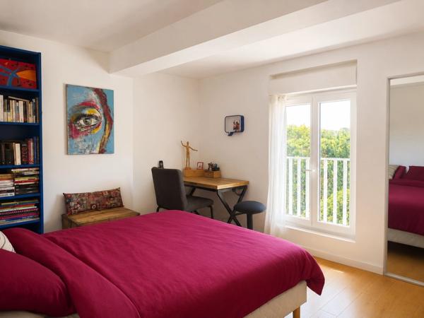 Maison de village T3 louée – Idéal investisseur – Jardin non attenant 185 m²
