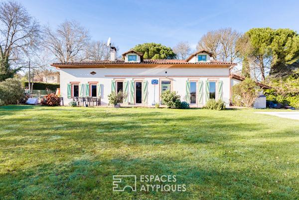 Maison aux inspirations Lauragaise sur les hauteurs de Lapeyrouse fossat