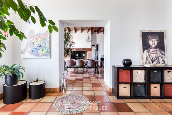 Maison aux inspirations Lauragaise sur les hauteurs de Lapeyrouse fossat