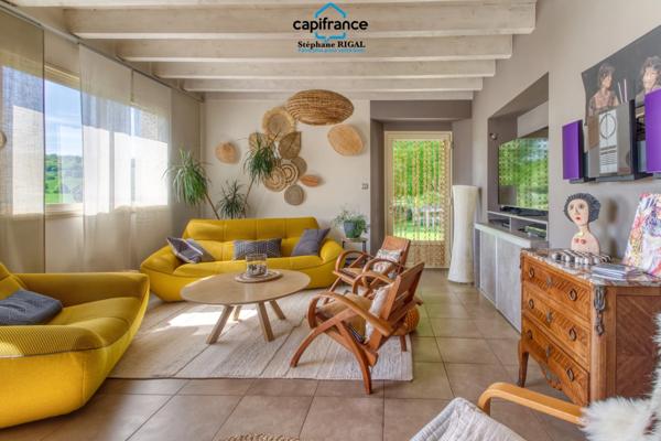 Propriete à vendre 6 pièces proche de MONTCUQ (46), moulin et dépendances sur terrain de 1,67 ha