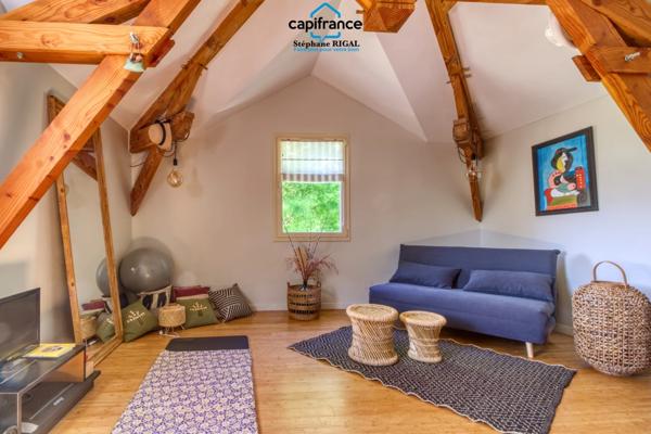 Propriete à vendre 6 pièces proche de MONTCUQ (46), moulin et dépendances sur terrain de 1,67 ha