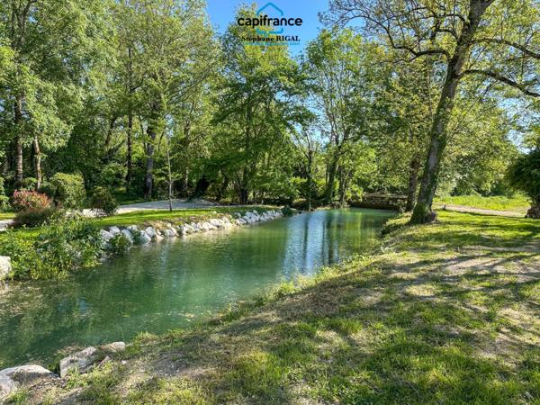 Propriete à vendre 6 pièces proche de MONTCUQ (46), moulin et dépendances sur terrain de 1,67 ha