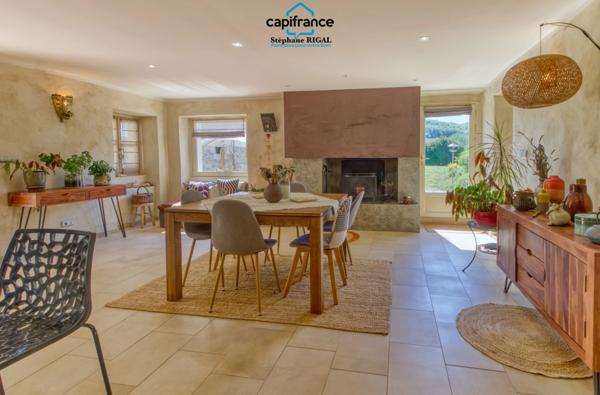 Propriete à vendre 6 pièces proche de MONTCUQ (46), moulin et dépendances sur terrain de 1,67 ha