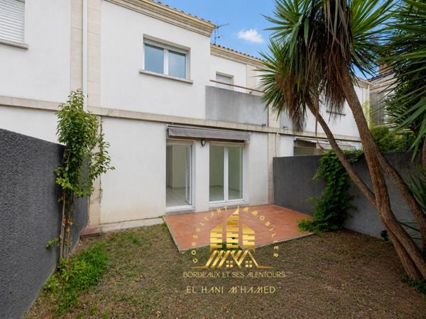 À vendre Bordeaux Bastide – Maison 4 pièces, jardin et garage