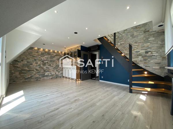 4P. STANDING DUPLEX 3Ch. 112m² sol GARAGE PARKING