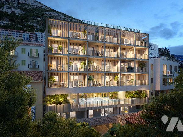 Programme neuf de prestige, à Cap d’Ail,  du 2 pièces au 3 pièces à partir de 448 320 €.