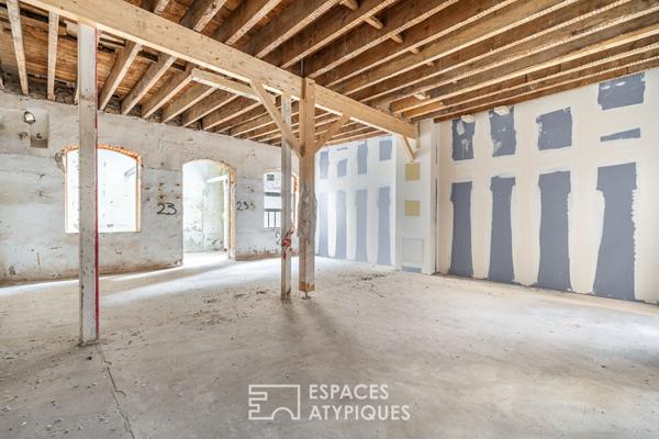 Plateau à aménager avec terrasse