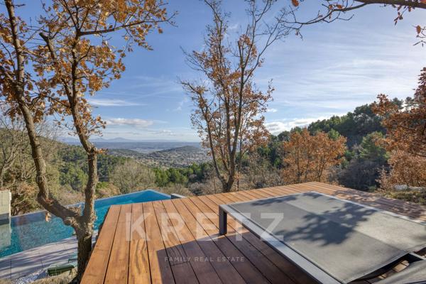 -Exclusivité- Maison d’architecte avec piscine à débordement – Manosque