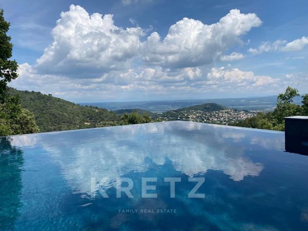 -Exclusivité- Maison d’architecte avec piscine à débordement – Manosque