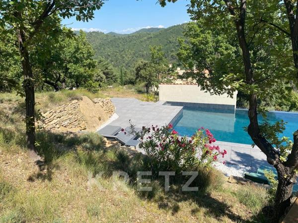-Exclusivité- Maison d’architecte avec piscine à débordement – Manosque