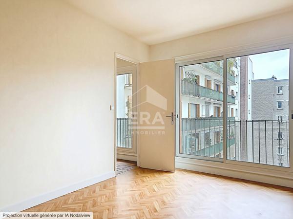 Appartement Paris 3 pièces 69m2avec balcons et box Daumesnil