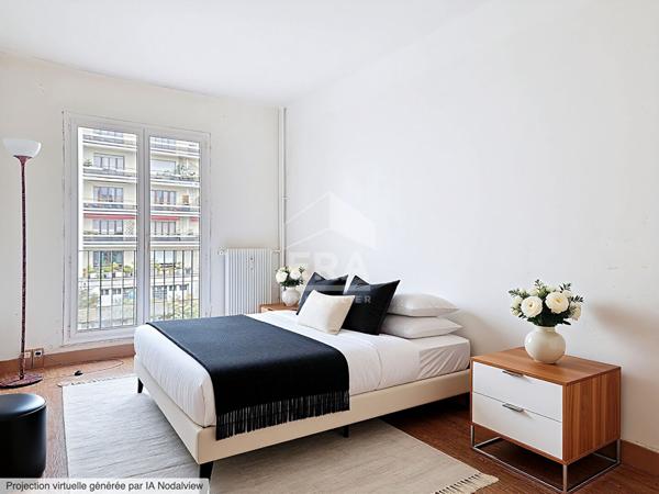 Appartement Paris 3 pièces 69m2avec balcons et box Daumesnil