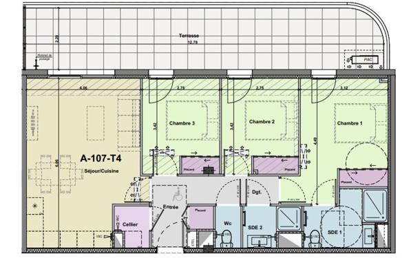 Appartement à vendre    4 pièces •  Narbonne