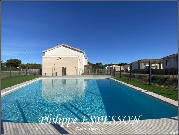 APPARTEMENT MAISON 3 PIECES 56 M2 AVEC PISCINE RESIDENCE PRIVEE SUR MIMIZAN (40)