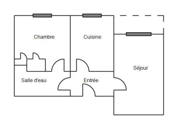 Appartement
         2 pièces
        - 46 m² 139 000 € *