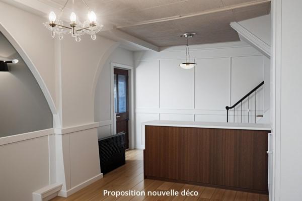 Maison 70m², 2 chs, terrain 302 m², dépendance, centre Messei