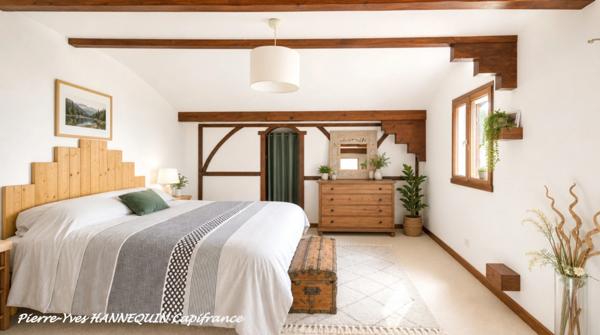 Chalet avec vue panoramique, piscine chauffée et T2 indépendant
